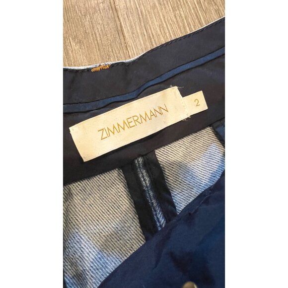 Zimmermann Wide Leg blue Jeans size 2/ US 8 - Picture 13 of 16